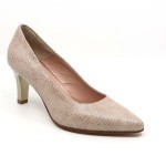 Emmanuelle pump biege leder 20030